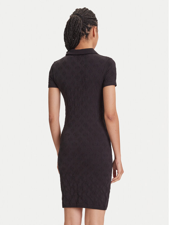 Guess Guess Igapäevane kleit V5YK05 Z3OA0 Must Regular Fit