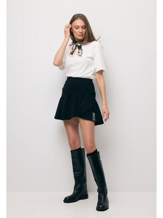 BIZUU BIZUU Spódnica mini TULIAN Czarny Standard Fit