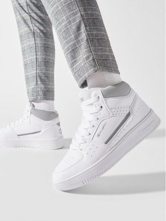 Champion Champion Laisvalaikio batai Mid Cut Shoe Rebound Evolve Ii Mid Eleme S22130-WW004 Balta