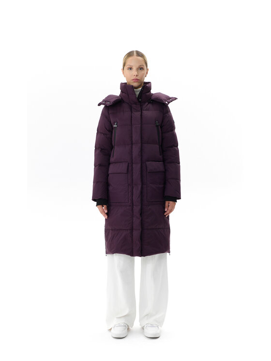 Tiffi Tiffi Kurtka damska MARINELLA Bordowy Regular Fit