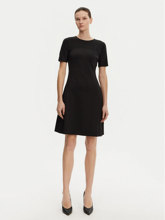 Calvin Klein Calvin Klein Rochie de zi K20K208151 Negru Regular Fit