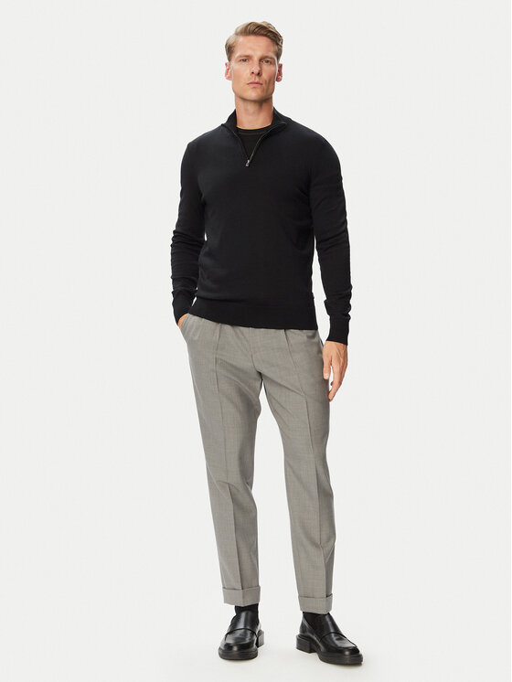 BOSS BOSS Pullover H-Ebenji 50565499 Schwarz Regular Fit