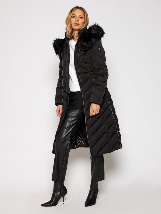 Guess Guess Zimné bundy Sofia W0BL93 WDAU0 Čierna Regular Fit