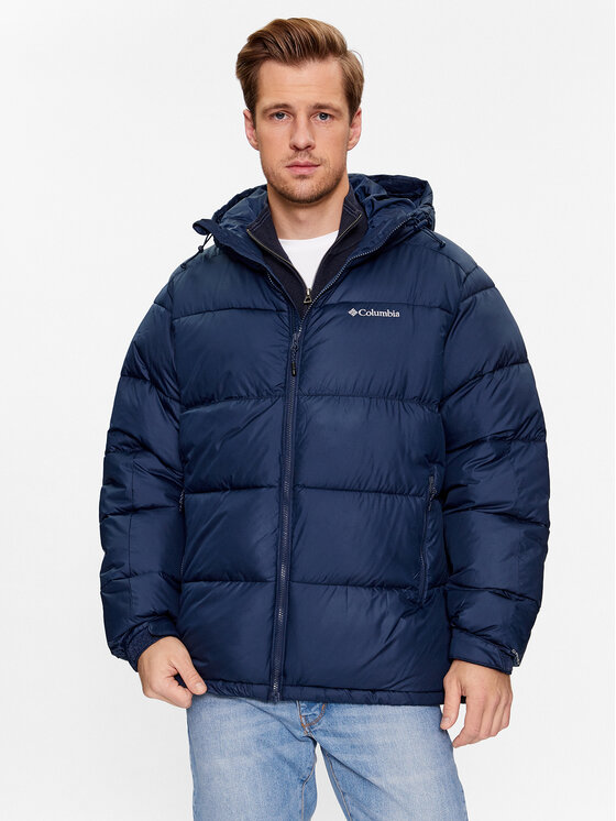 Columbia Columbia Zimska jakna Pike Lake™ II Hooded Jacket Tamnoplava Regular Fit