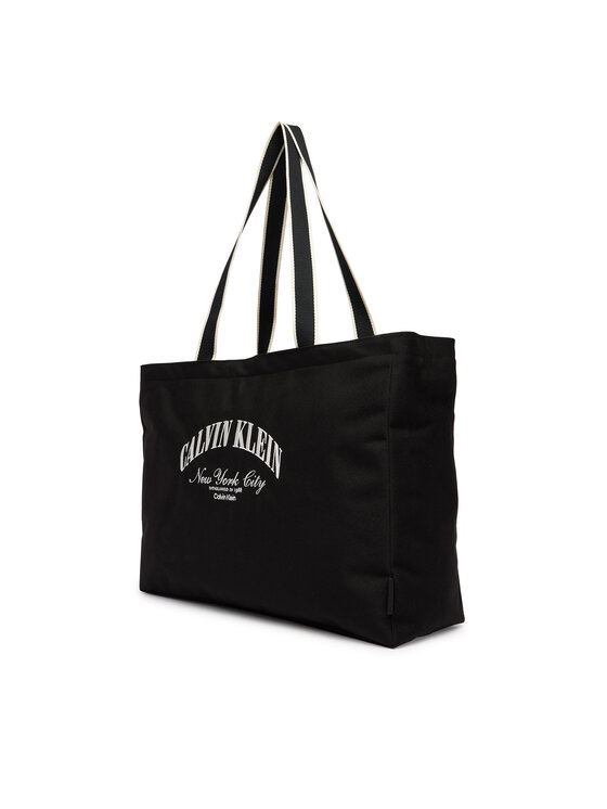 Calvin Klein Calvin Klein Сак Graphic Capsule Tote LV04D3348G Черен