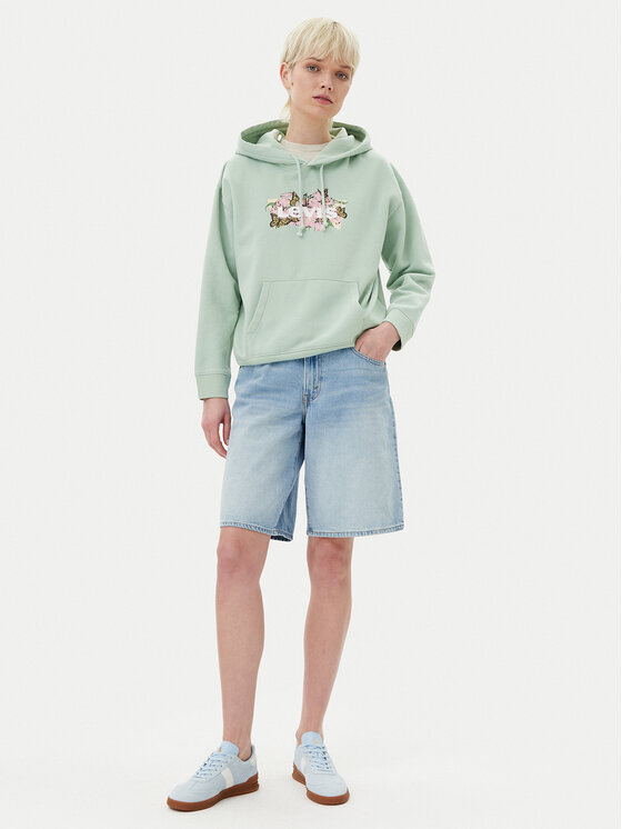 Levi's® Levi's® Džinsiniai šortai 000MJ-0000 Mėlyna Baggy Fit