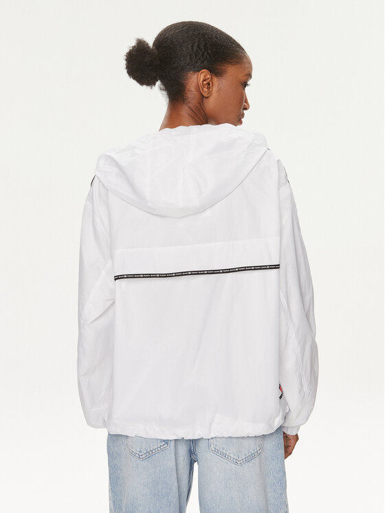Tommy Jeans Tommy Jeans Geacă de vânt Chicago DW0DW17753 Alb Regular Fit