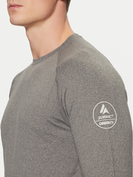Surfanic Surfanic Termoaktyvus apatinis trikotažas, viršus SWX1601 Pilka Slim Fit