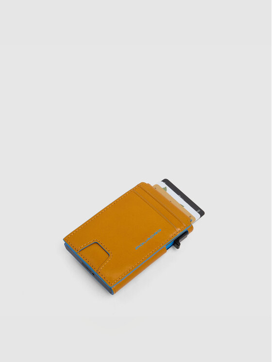 Piquadro Piquadro Etui na karty kredytowe 734 Żółty