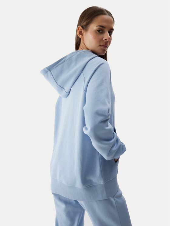 4F 4F Mikina 4FWSS24TSWSF0955 Modrá Regular Fit