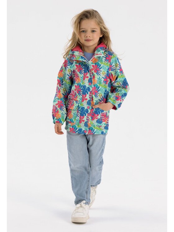 minoti minoti Kurtka przeciwdeszczowa C5510 Zielony Regular Fit