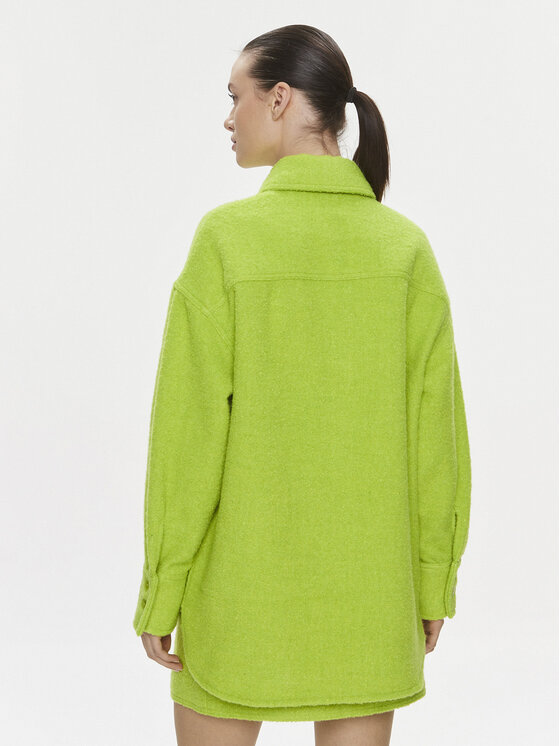 Samsøe Samsøe Samsøe Samsøe Hemdjacke Inez F23400011 Grün Oversize