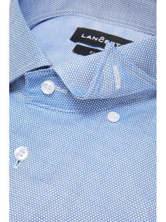 Lancerto Lancerto Koszula Maximo KO051124000033 Niebieski Slim Fit