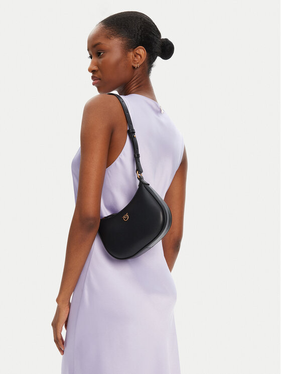 PINKO PINKO Ročna torba Half Moon Baby PE 25 PLTT 103538 A0F1 Črna