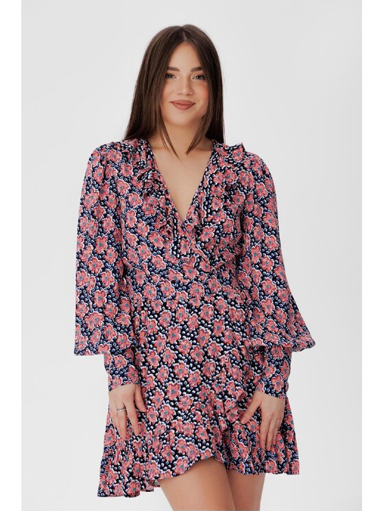 LAURELLA Každodenné šaty 4SS227 Čierna Regular Fit