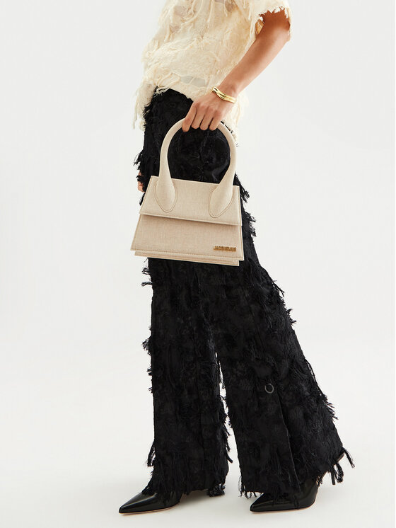 JACQUEMUS JACQUEMUS Ročna torba Le Grand Chiquioto 213BA003 Bež