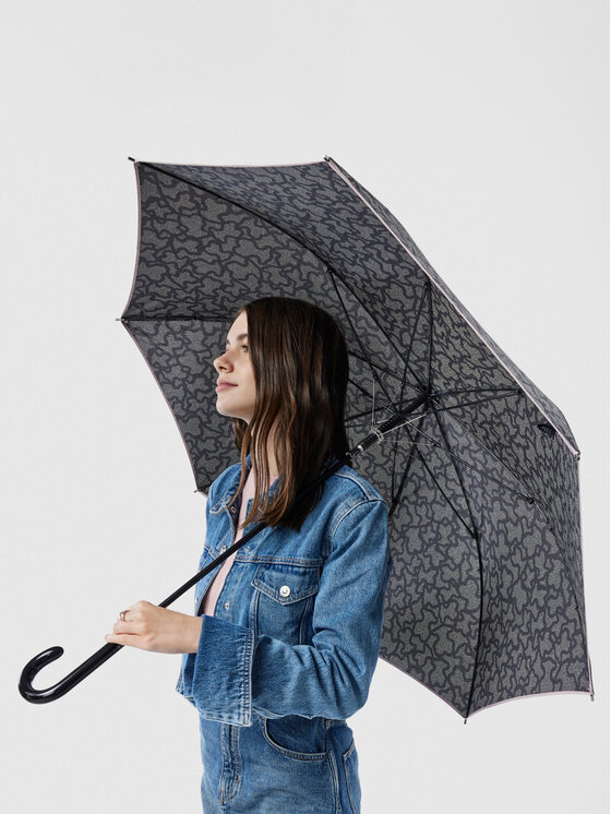TOUS TOUS Regenschirm Paraguas Grande Kaos Icon 2001538213 Schwarz