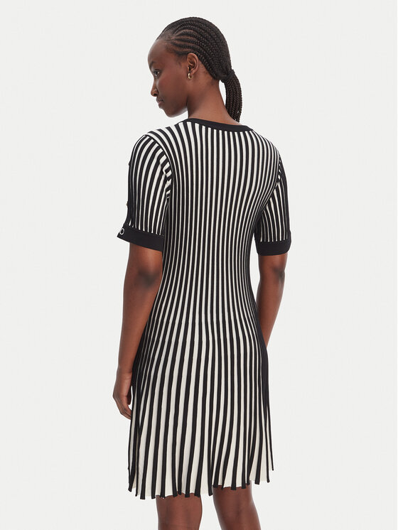 Liu Jo Sport Liu Jo Sport Φόρεμα υφασμάτινο TA6062 MS55N Μαύρο Regular Fit