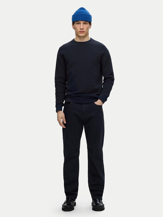 Selected Homme Selected Homme Sweater 16094385 Sötétkék Regular Fit