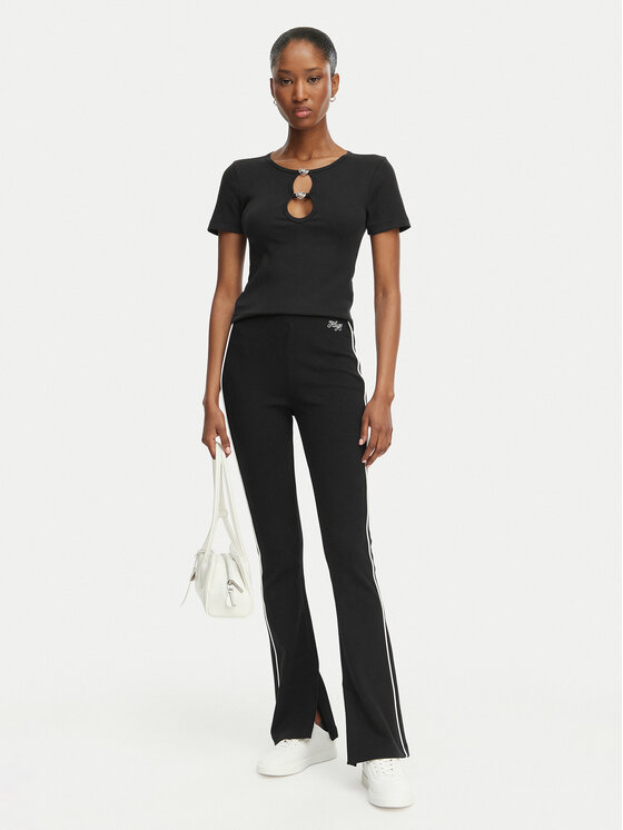 HUGO HUGO T-särk Diheart 50562071 Must Slim Fit