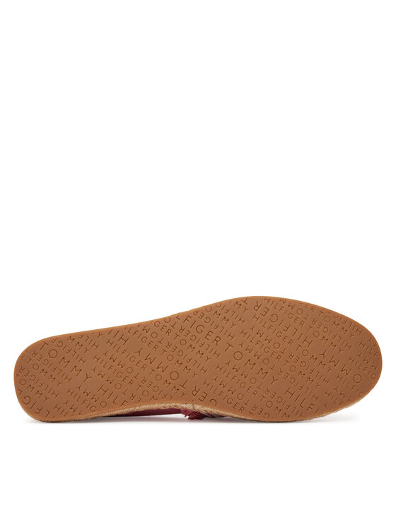 Tommy Hilfiger Tommy Hilfiger Espadrilles Fringe Canvas Closed Espadrille FW0FW08881 Rózsaszín