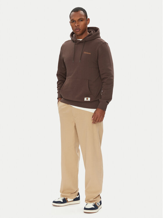 Element Element Mikina ELYSF00262 Hnedá Regular Fit