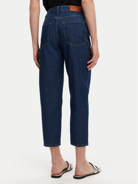 Tommy Hilfiger Tommy Hilfiger Jeansy WW0WW45417 Granatowy Tapered Fit