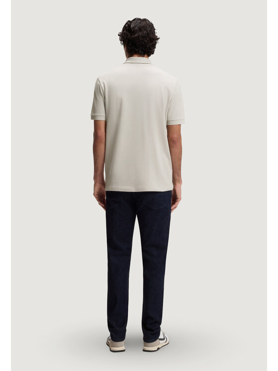 BOSS BOSS Polo Passerzip 10256683 Grigio Casual Fit