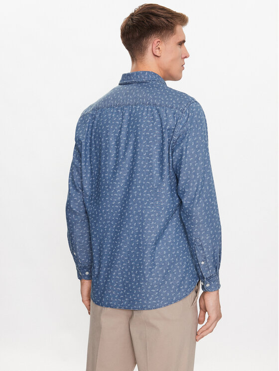 Pepe Jeans Pepe Jeans Košile Crawston PM308016 Modrá Slim Fit