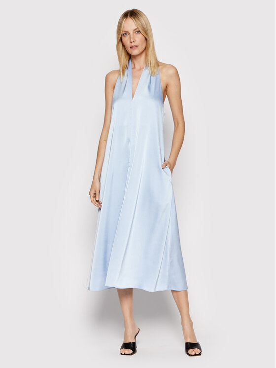 Samsøe Samsøe Rochie cocktail Cille F21100203 Albastru Regular Fit Albastru imagine noua