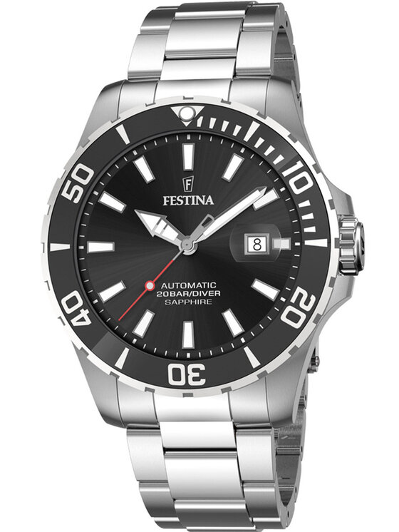 Festina Festina Zegarek F20531/4 Srebrny