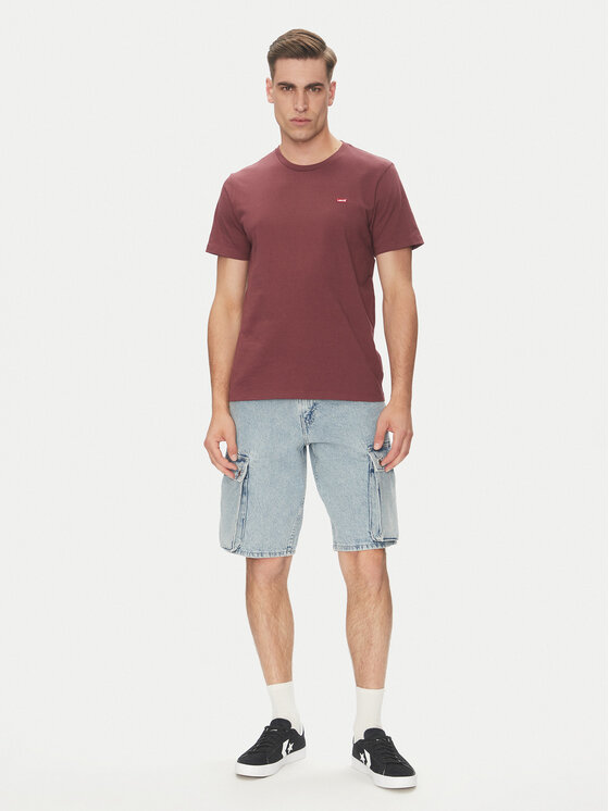 Levi's® Levi's® T-Shirt Original 56605-0199 Bordowy Standard Fit