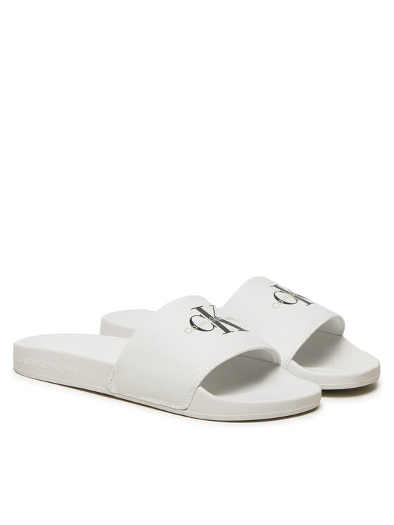 Calvin Klein Jeans Calvin Klein Jeans Şlapi YW0YW01835 Alb