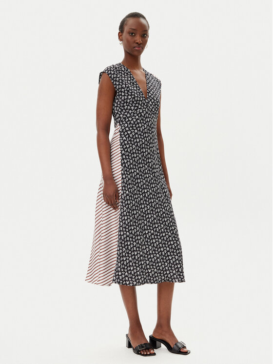 Marella Marella Vestito estivo Scopa 2513221362200 Nero Regular Fit