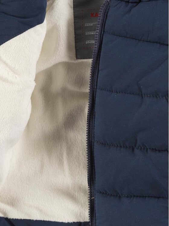 Kanz Kanz Kurtka anorak 0003519-3043 Granatowy Basic Fit