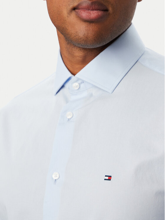 Tommy Hilfiger Tommy Hilfiger Särk MW0MW44710 Helesinine Slim Fit