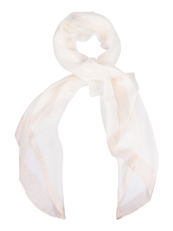 ALLORA BE UNIQUE ALLORA BE UNIQUE Scialle viscose & silk Oro bianco
