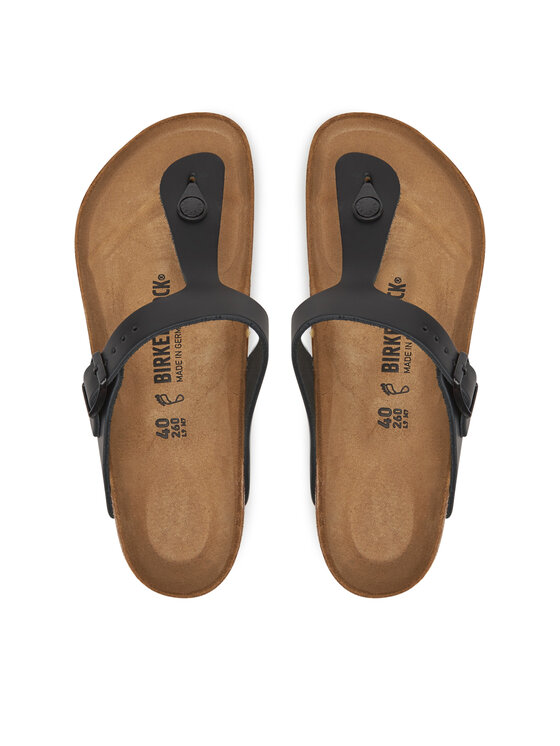 Birkenstock Birkenstock Šlepetės per pirštą Gizeh 1029231 Juoda