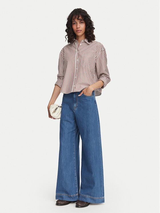 Weekend Max Mara Weekend Max Mara Πουκάμισο Panetto 2625116101 Κρεμ Regular Fit