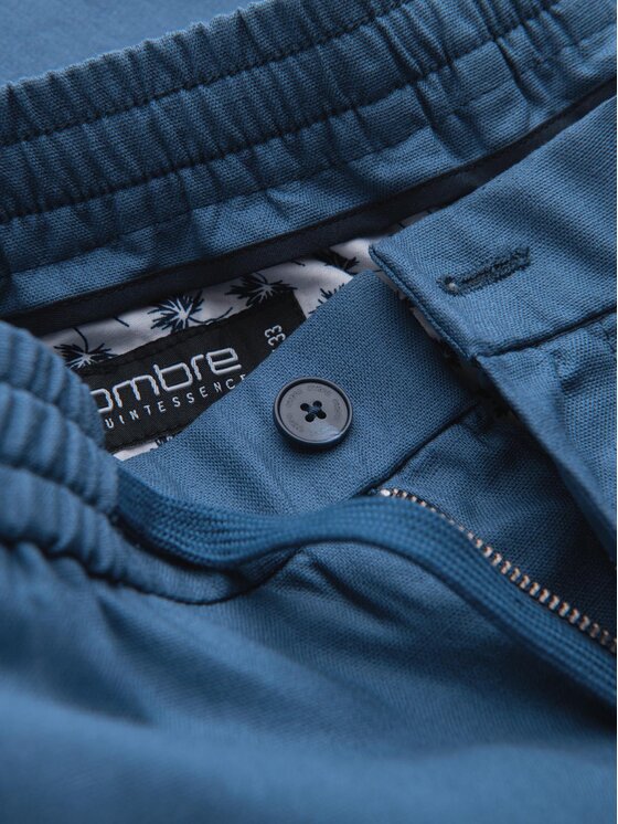 Ombre Ombre Chinosy P1522 Niebieski Chino Fit