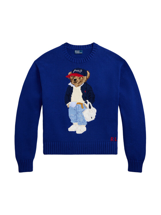 Polo Ralph Lauren Polo Ralph Lauren Пуловер 211A96238001 Син Relaxed Fit