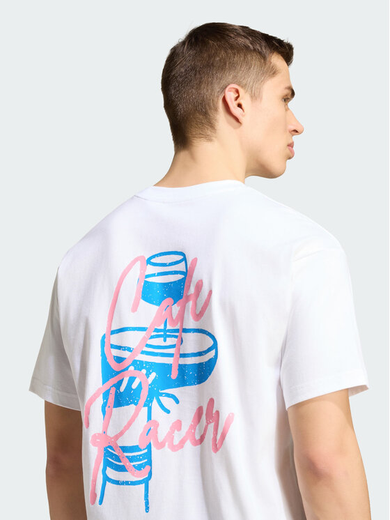 adidas adidas Koszulka techniczna 167856 Biały Loose Fit