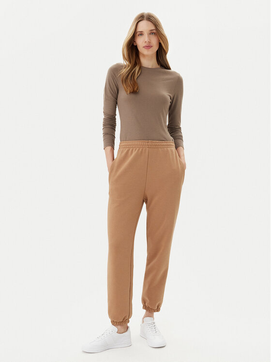 ViCOLO ViCOLO Spodnji del trenirke TD0573 Rjava Regular Fit