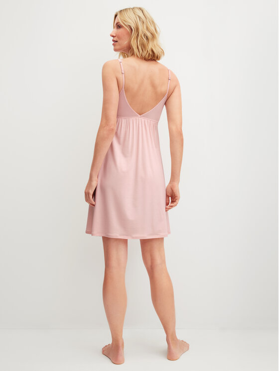 Calida Calida Camicia da notte 34727 Rosa Slim Fit