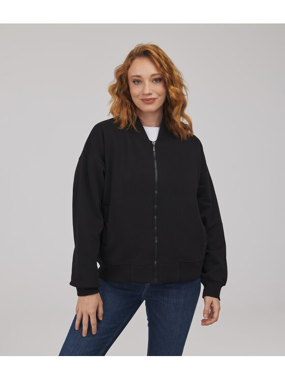 Lee Cooper Lee Cooper Bluza NICOLE Czarny Relaxed Fit