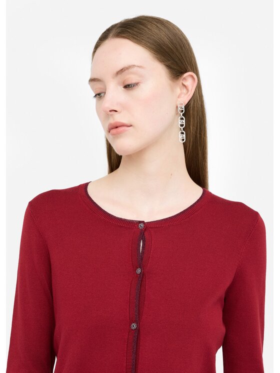 Liu Jo Liu Jo Cardigan MF5225MS49I91650 Rosso Regular Fit