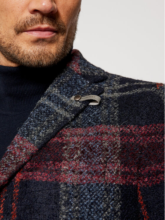 Baldessarini Baldessarini Μάλλινο παλτό Duncan 18654/8665/4304 Σκούρο μπλε Modern Fit