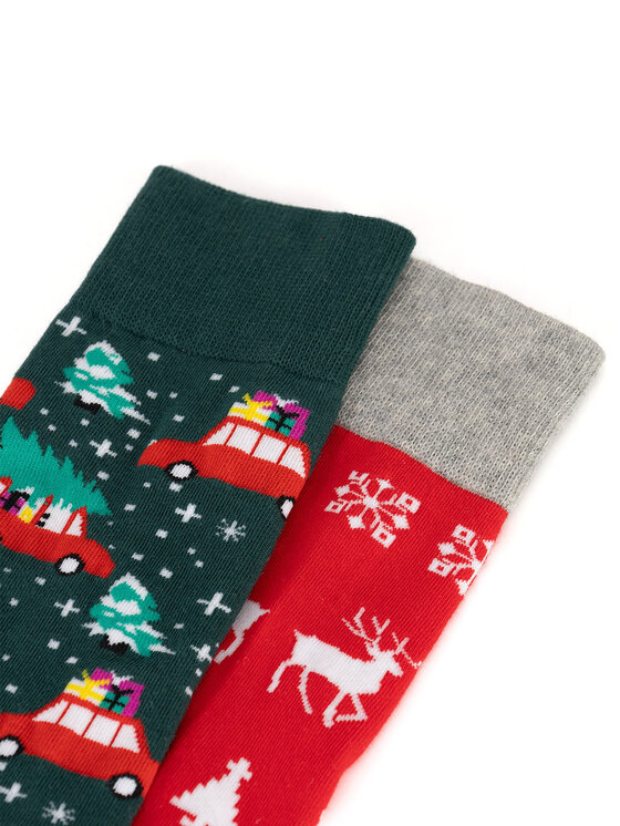Lasocki Lasocki 2er-Set hohe Unisex-Socken 2MB-004-AW24 (2-pack) Bunt