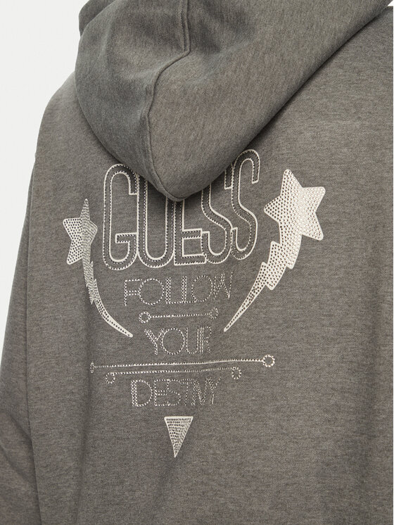 Guess Guess Суитшърт W5RQ00 KBY51 Сив Regular Fit