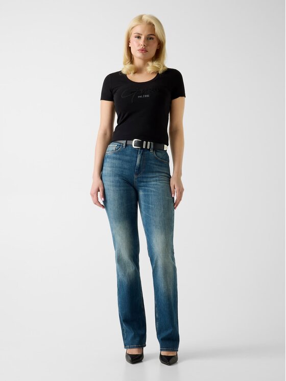 Guess Guess T-Shirt 181825 Czarny Classic Fit